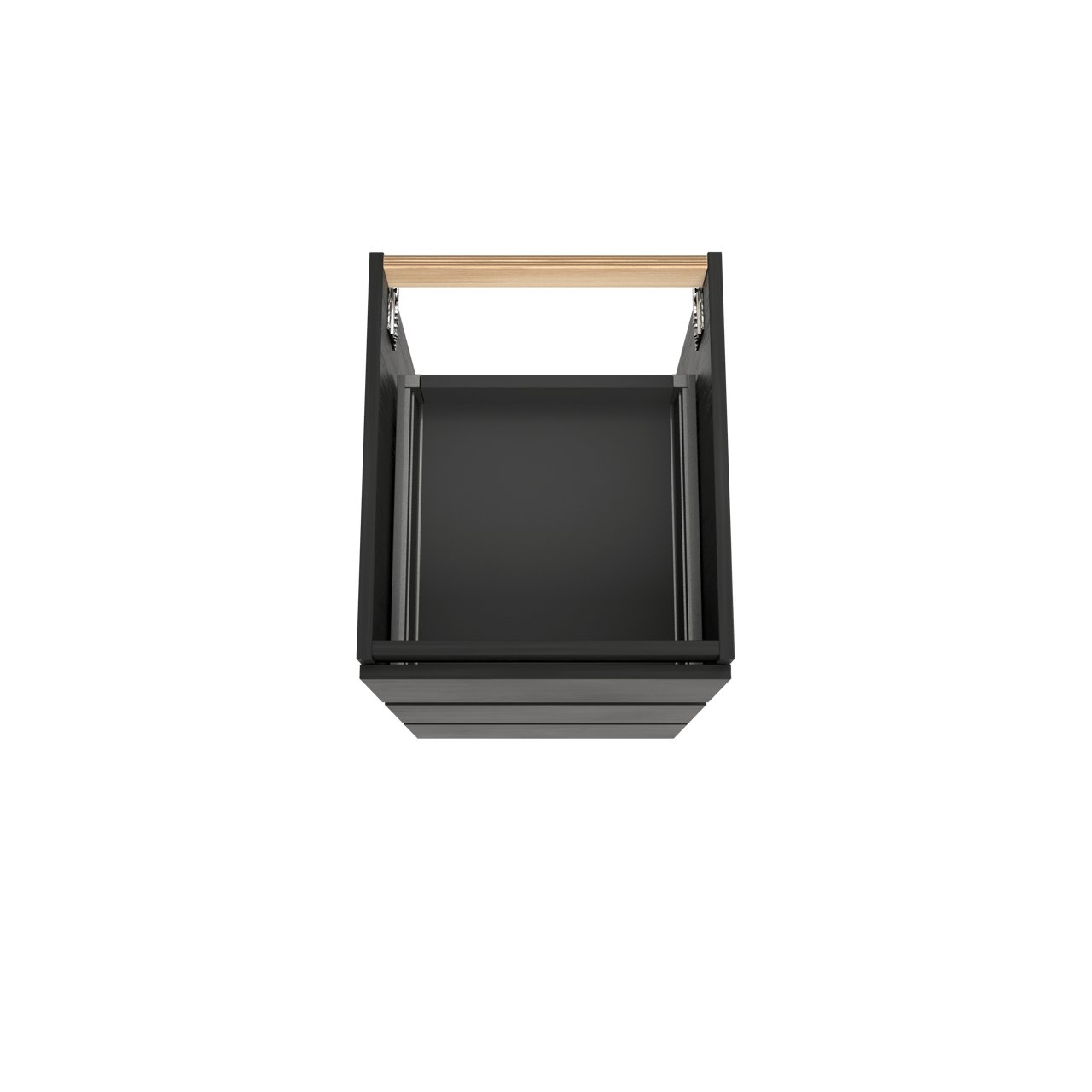 Balmani Lucida meuble sous-lavabo a poser 45 x 55 cm chêne noir 3 tiroirs
