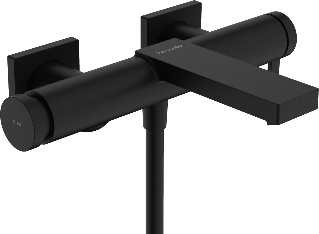 Hansgrohe Tecturis E mengkraan badkraan Mat Zwart
