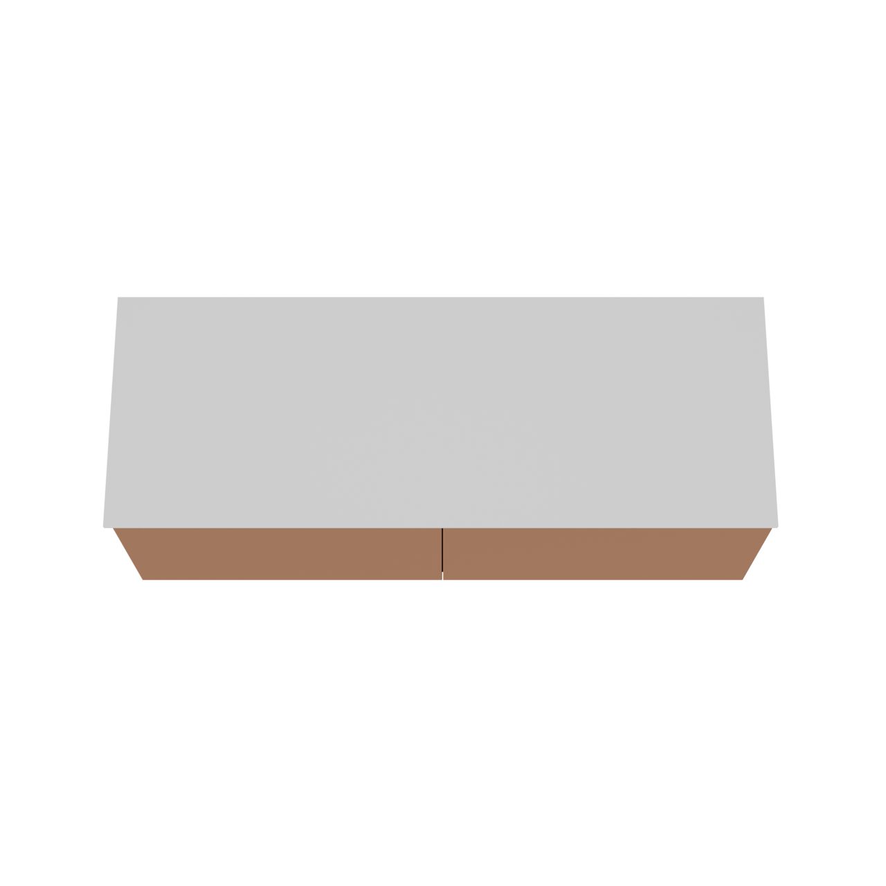 Balmani Sfera by Lucida zwevend badmeubel 150 x 55 cm cotto met Stretto enkel of dubbel wastafelblad in solid surface mat wit