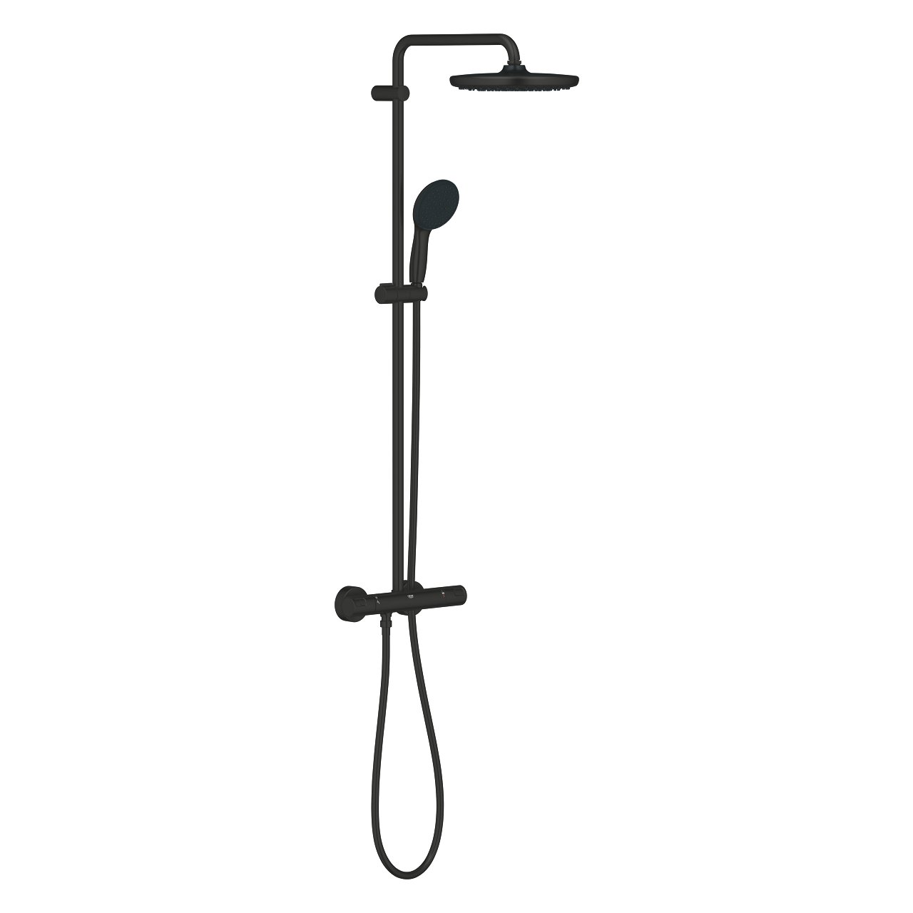Grohe Vitalio Start 250 set de douche de pluie robinet thermostatique Noir Mat (2025)