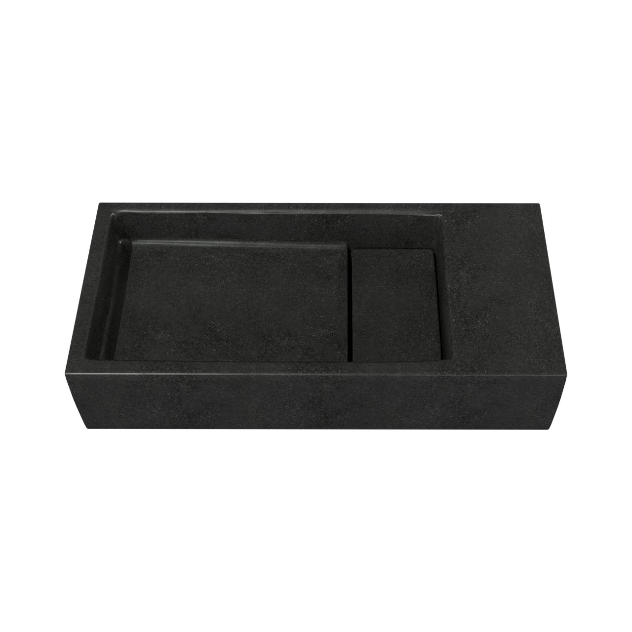 Balmani Mood lave-mains 45 x 20 cm granite aiguisé