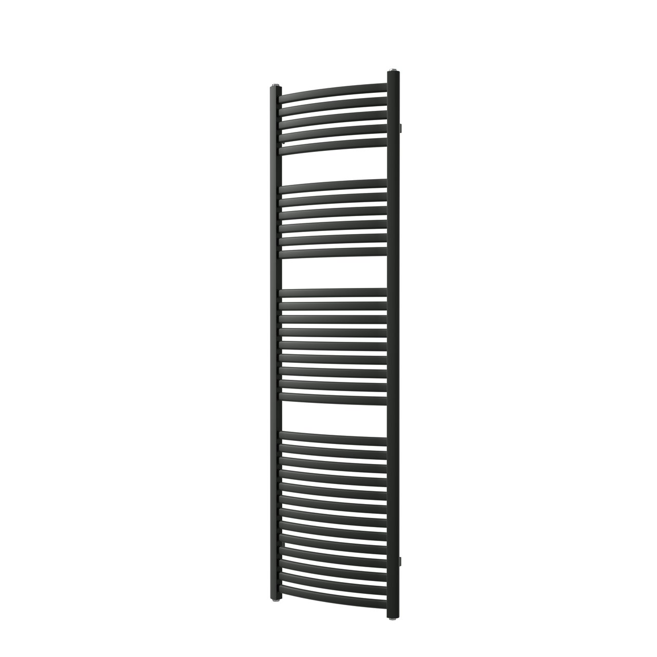 Vipera Kanza Rx sèche-serviettes simple 50 x 180 cm chauffage électrique noir mat raccordement latéral 781W, résistance incluse