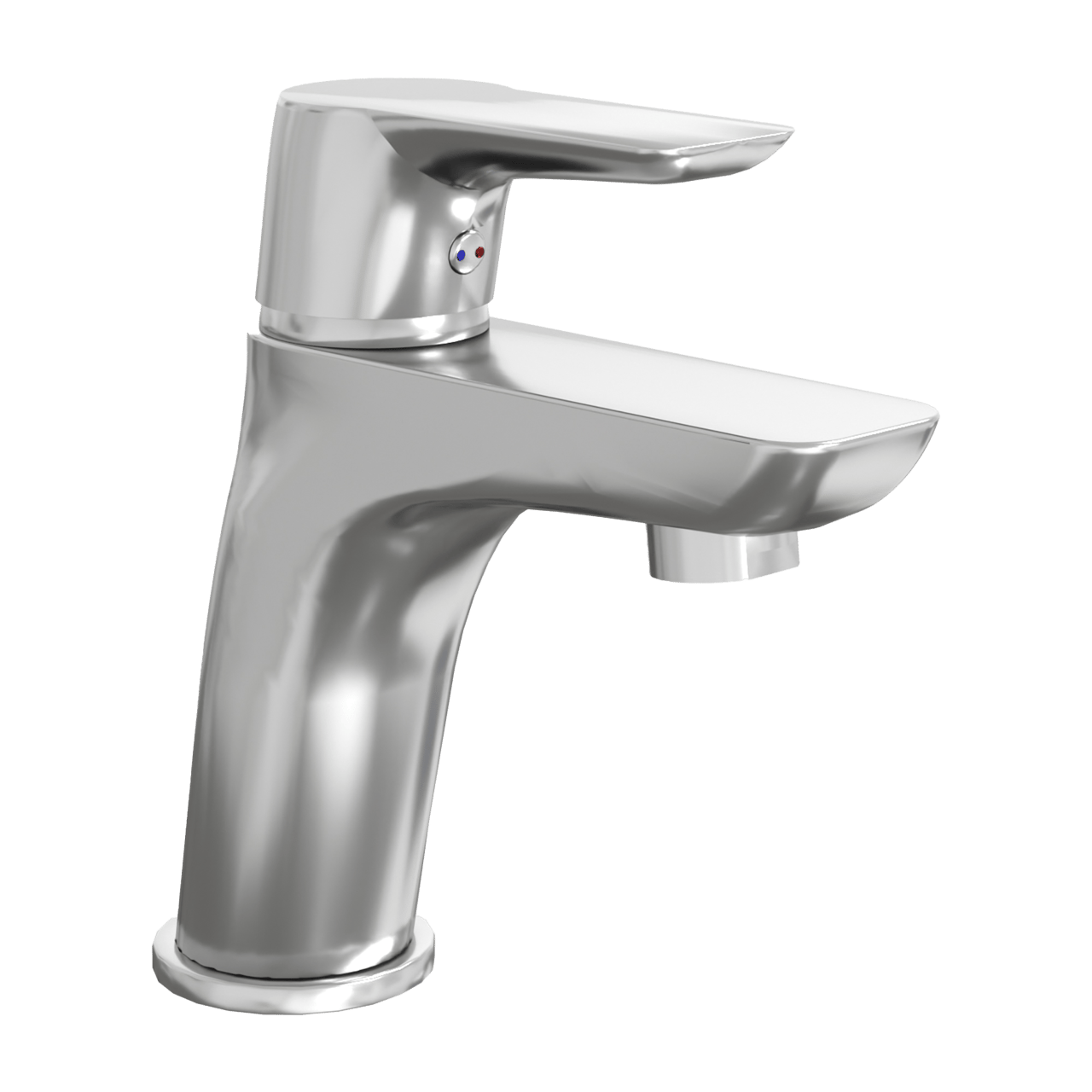 Linie Mila Waschbecken Armatur: Chrom glänzend