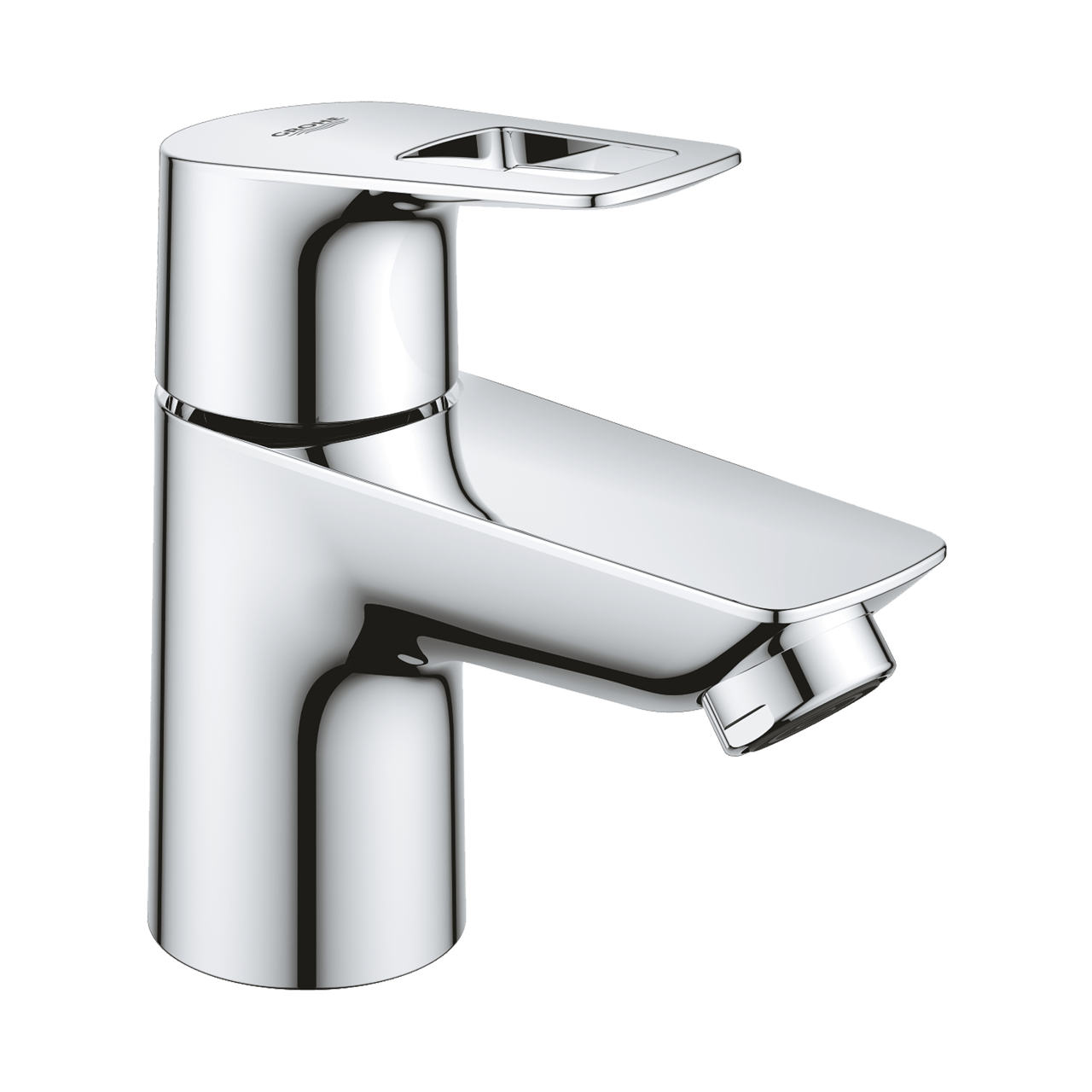 Grohe BauLoop Kaltwasserhahn: Chrom Glänzend