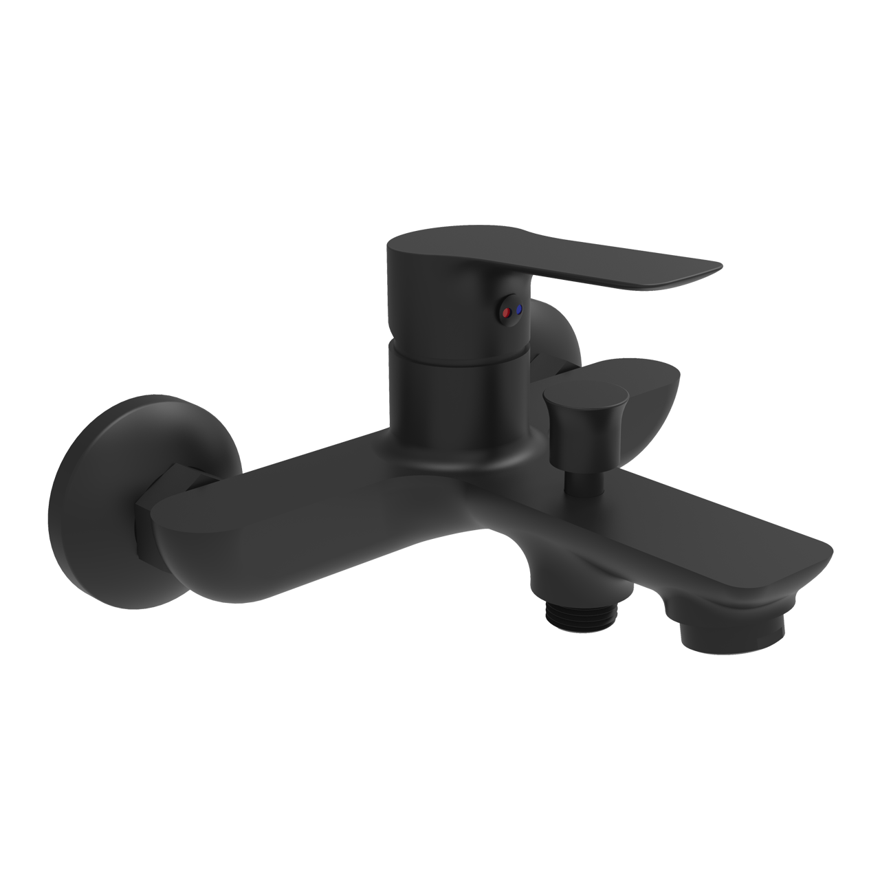 Linie Mila robinet de bain Noir Mat