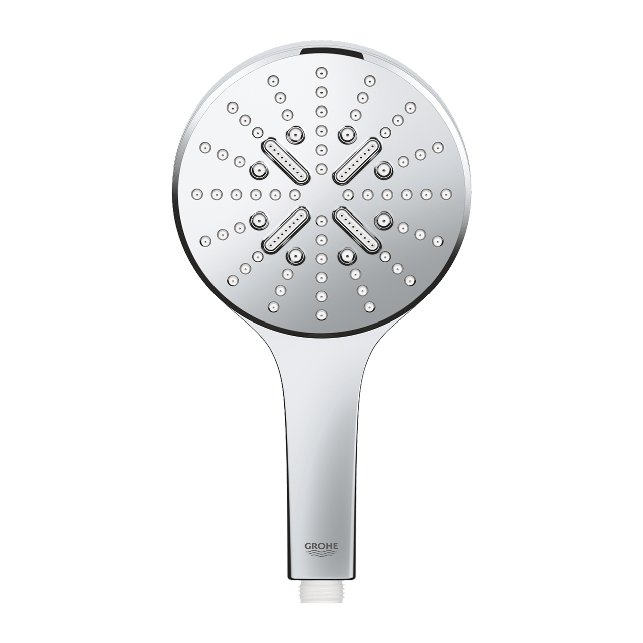 Grohe Rainshower Smartactive 130 Handbrause: 3jet, Chrom Glänzend