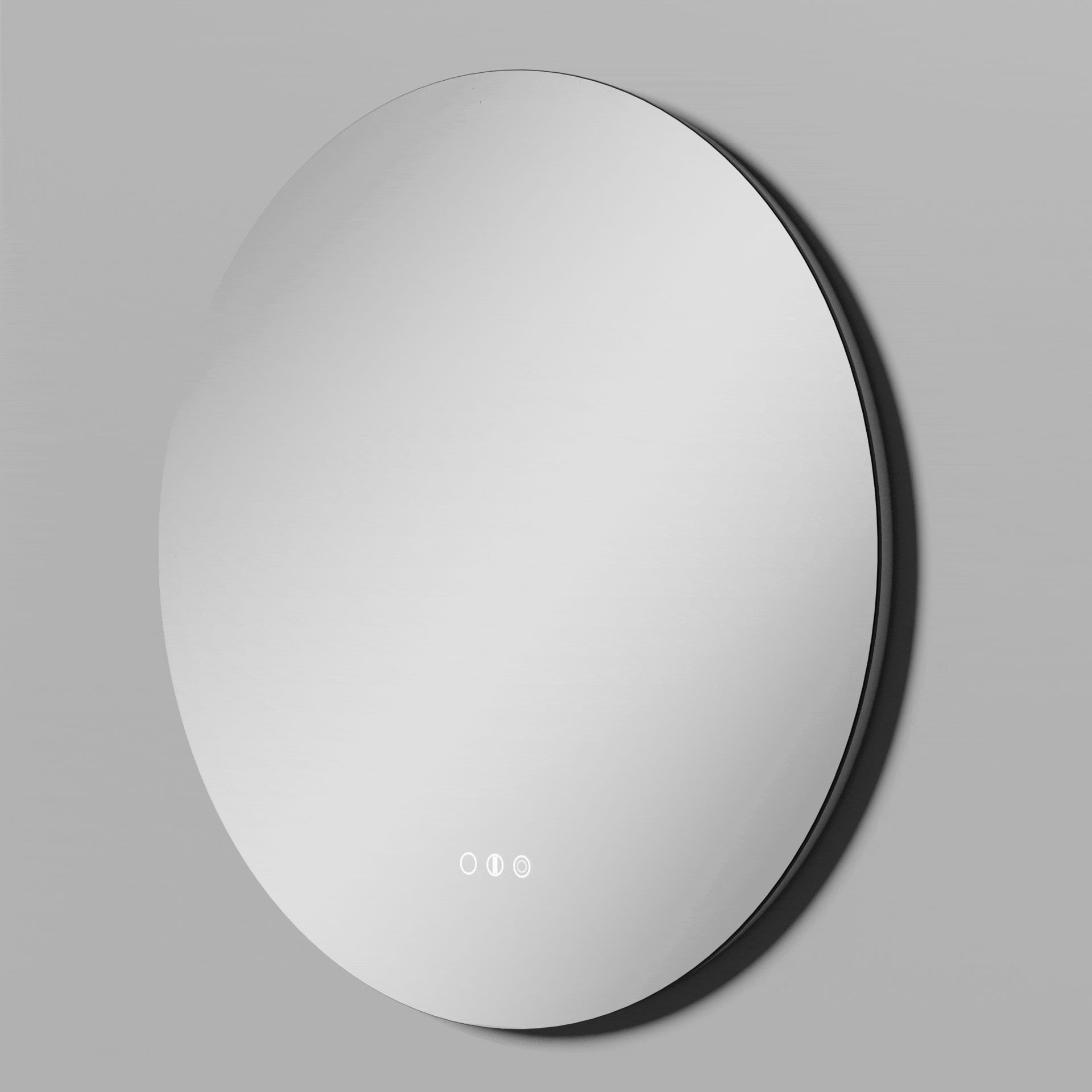 Balmani Ghost Touch rond badkamerspiegel Ø 70 cm met spiegelverlichting en anti-damp