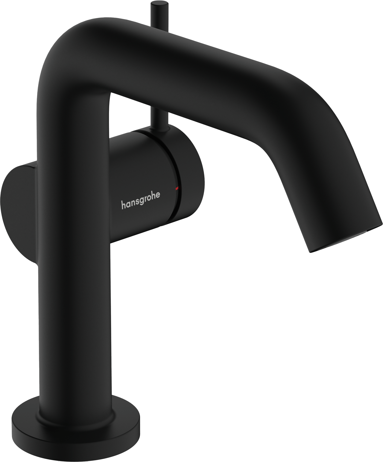 Hansgrohe Tecturis S110 Fine verlaagde wastafelkraan Mat Zwart