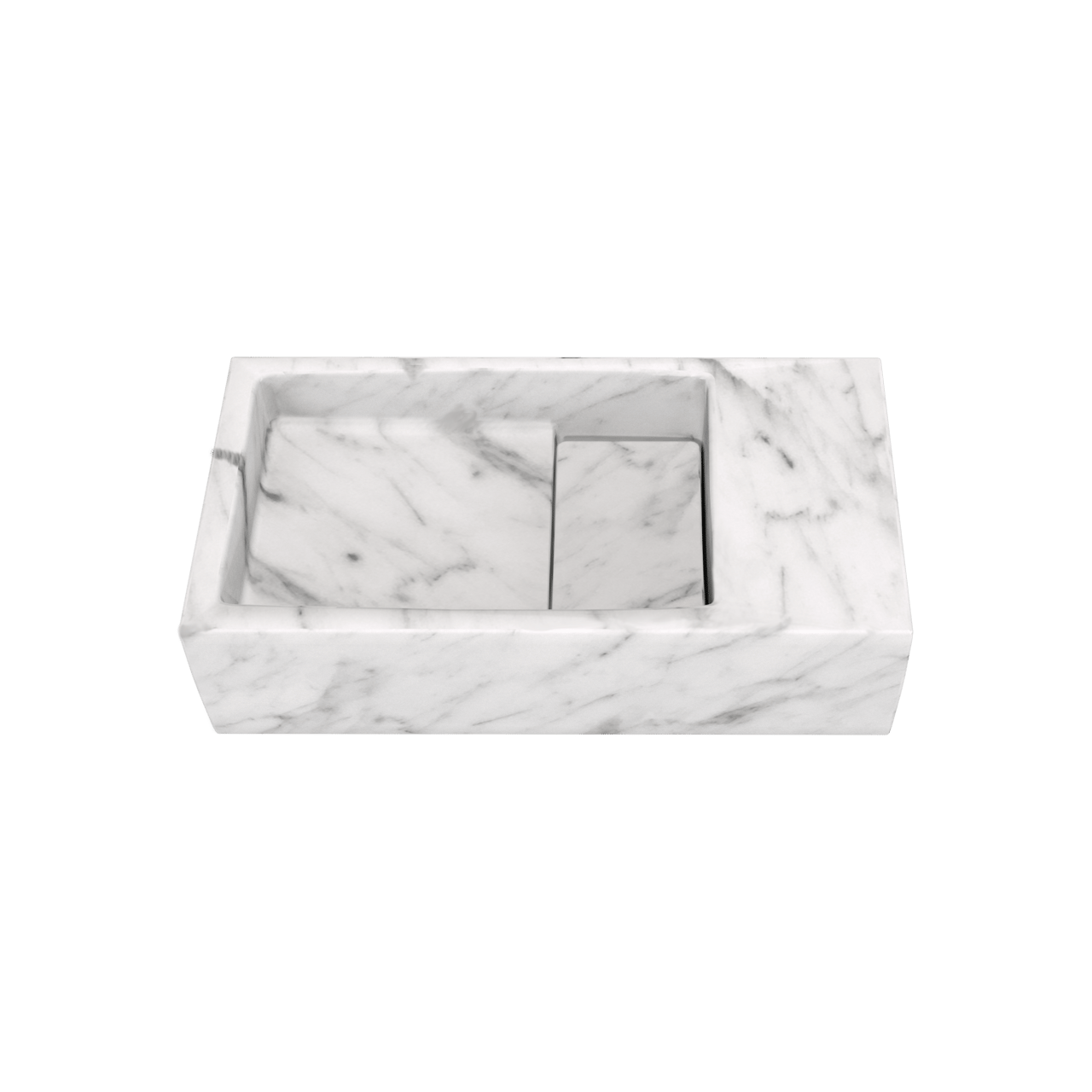 Balmani Mood lave-mains 36 x 18 cm Marbre Carrara