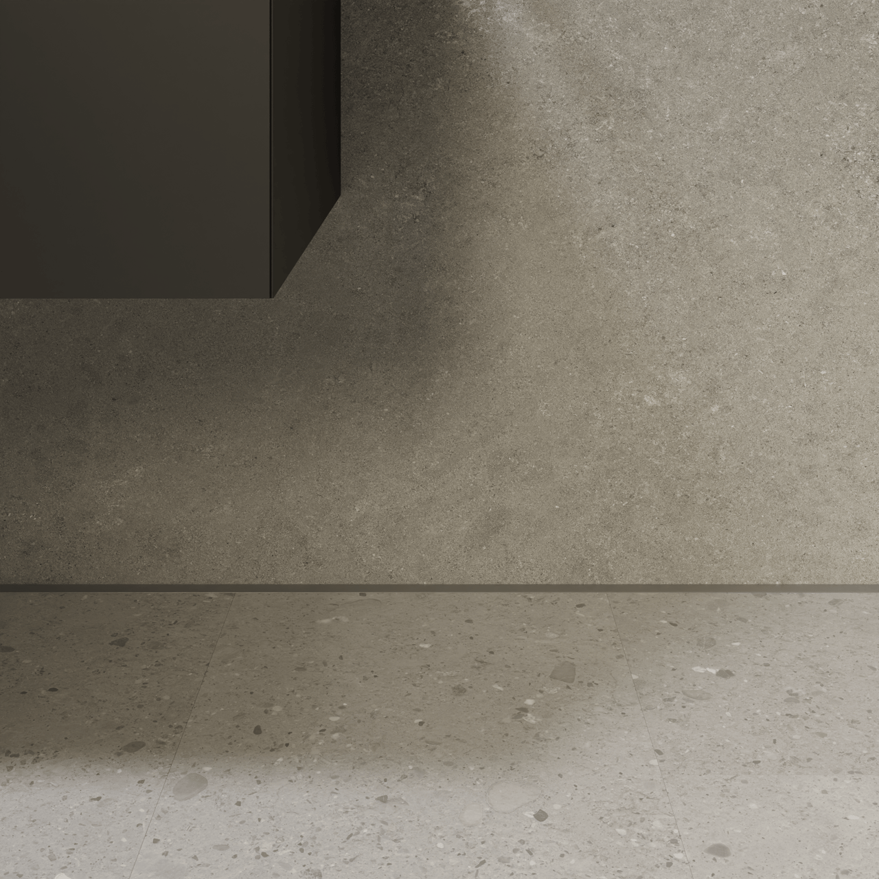 Florris Stockholm SPC wandpanelen, 2 stuks, 120x260cm, Cliff Grey