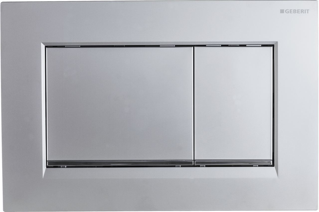 Sigma20 Betätigungsplatte: Chrom Matt, für Sigma UP320 oder UP720 Einbauspülkasten