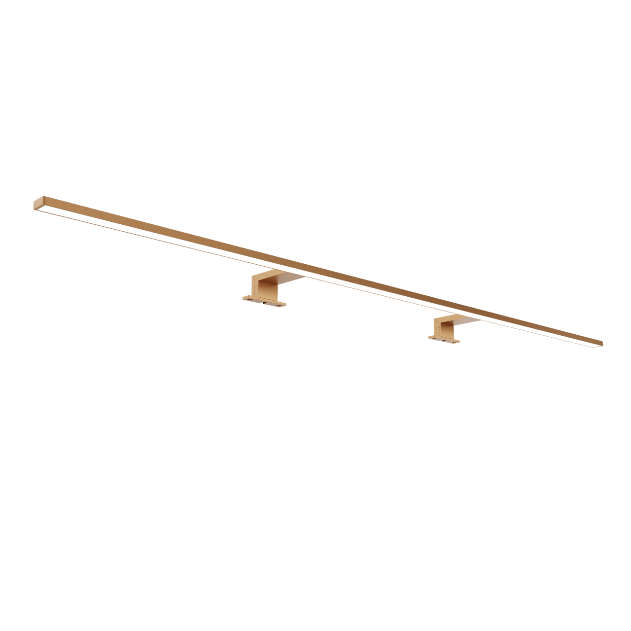 Luca Varess Cubico LED Beleuchtung 135 cm Brushed RoseGold