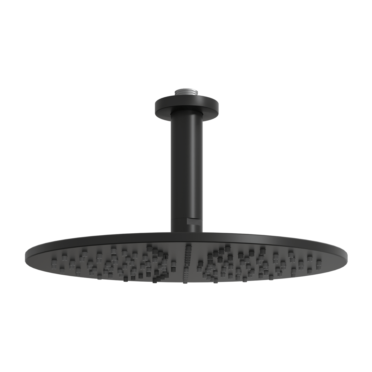 Blaufoss Round 300 tête de douche ronde avec support plafond 30 cm noir mat