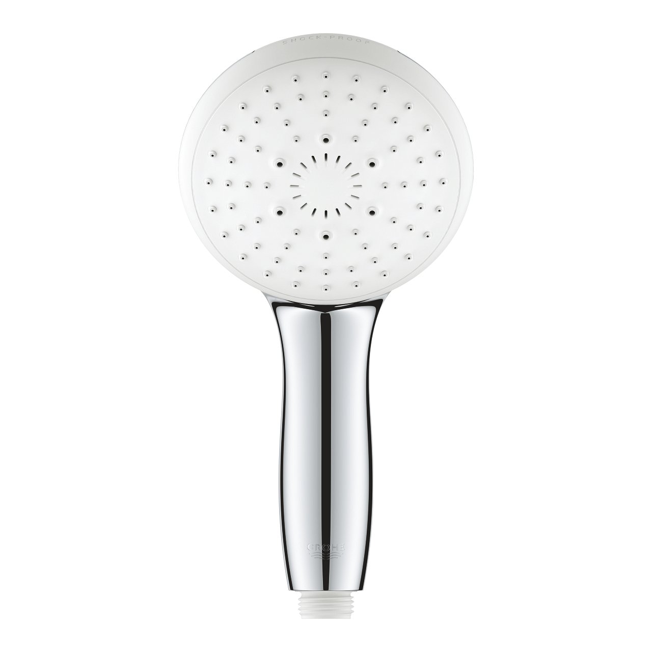 Grohe Tempesta 110 Handbrause: 3jet, Chrom und Weiß Glänzend