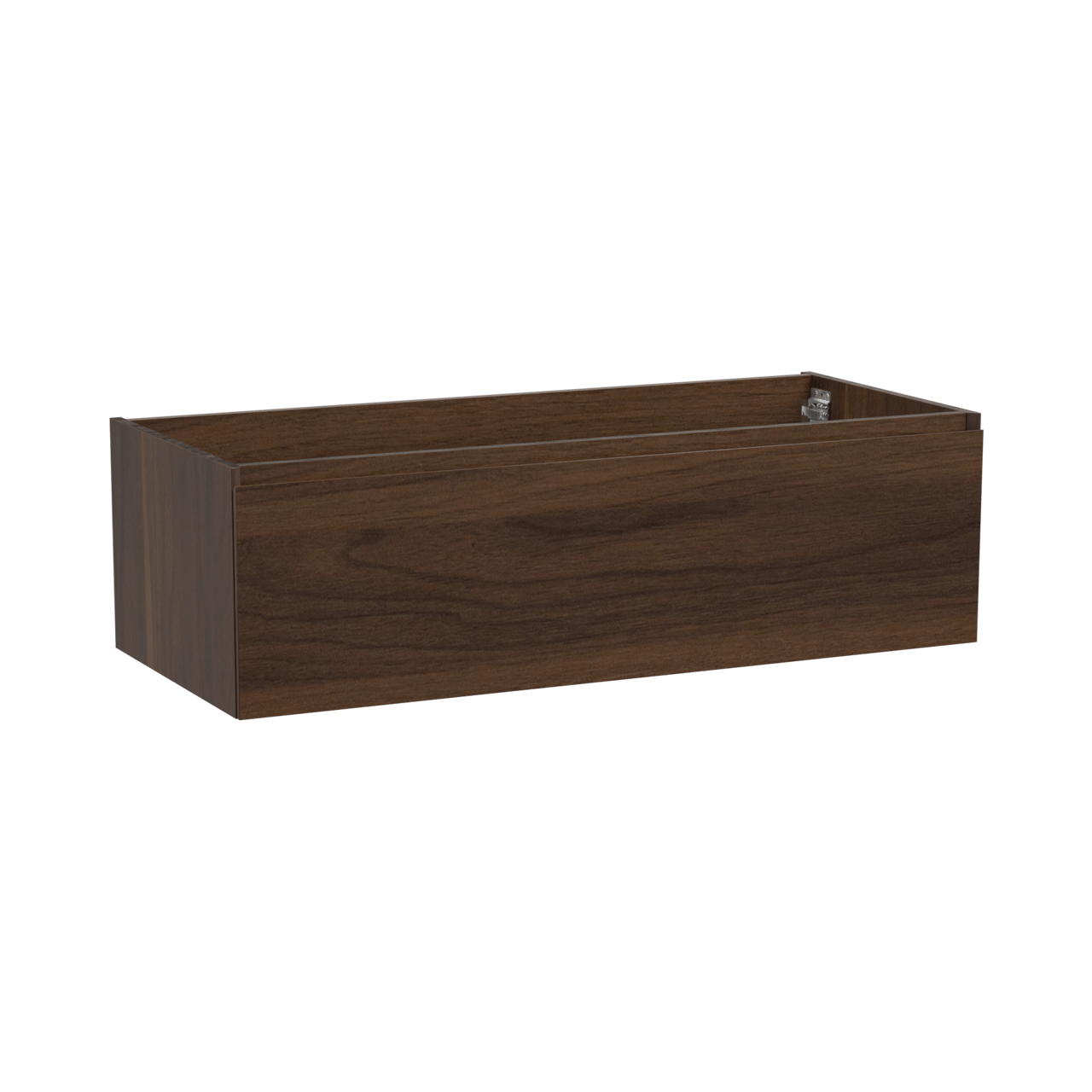 Storke Edge meuble sous-lavabo suspendu 120 x 52 cm noyer 1 tiroir
