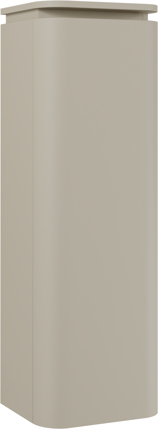 Balmani Moon zwevend badkamerkast rechts Macchiato Beige 44 x 32 x 130 cm