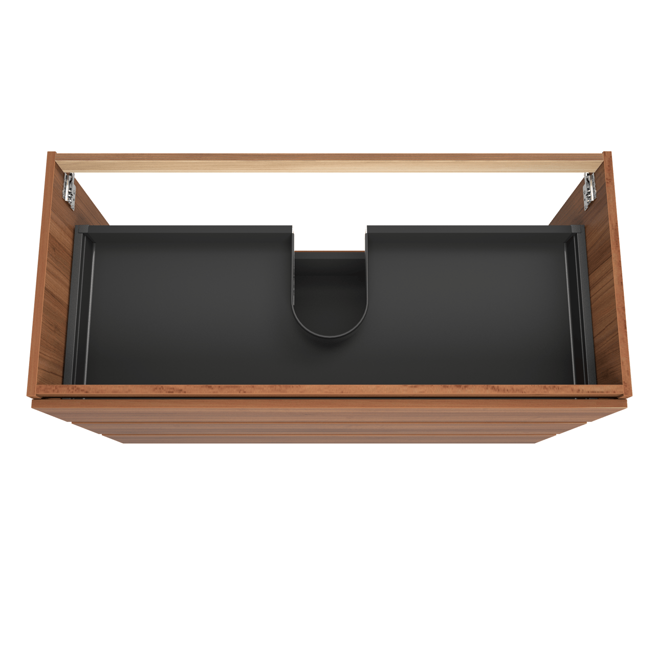 Balmani Lucida staande wastafelonderkast 120 x 55 cm notenhout 3 lades