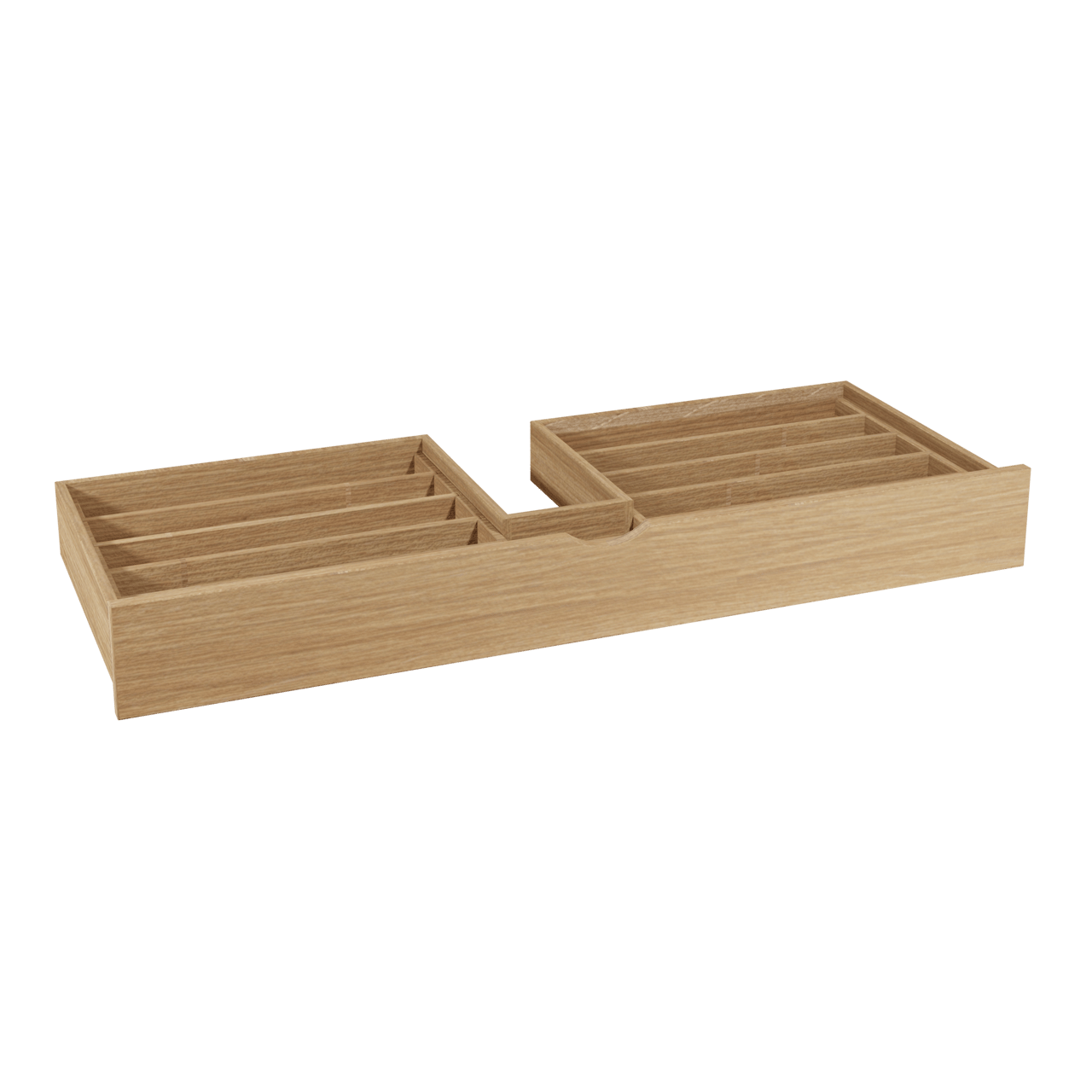 Balmani Legno séparateur de tiroir chêne vieilli 120 cm