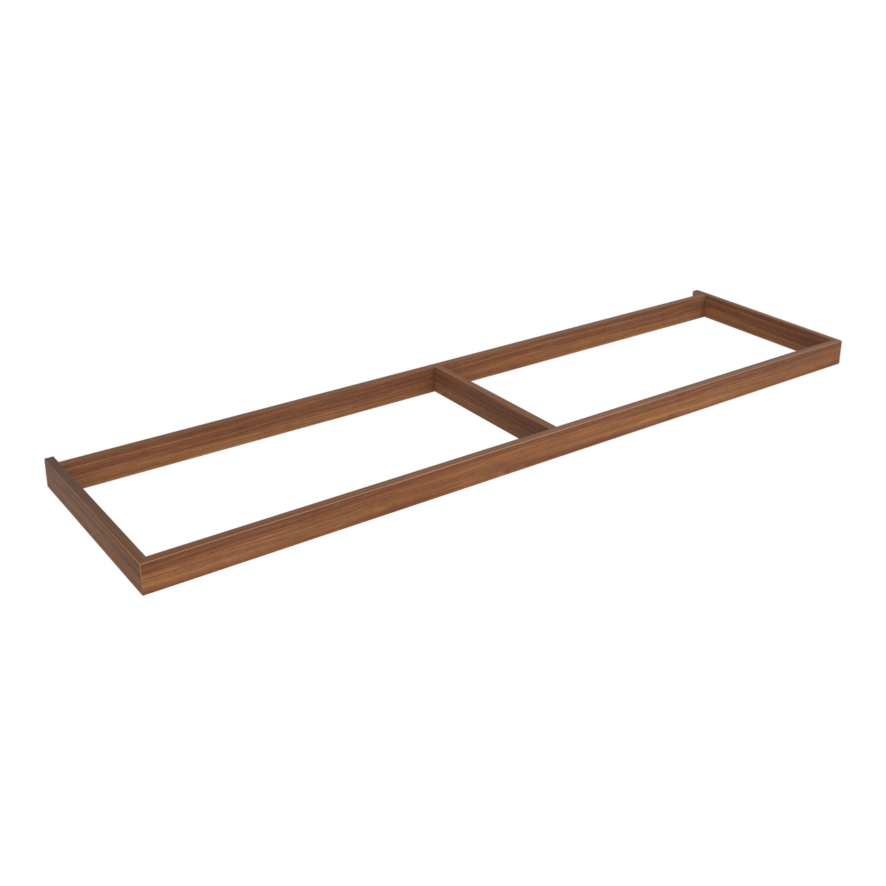 Balmani Lucida socle pour meuble sous-vasque noyer Américain 180 x 55 cm
