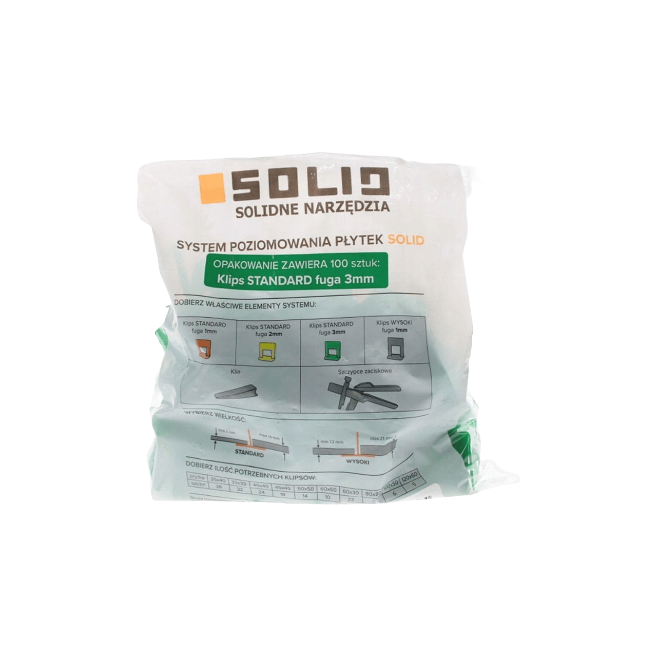 Santeg nivelleerclips 3mm (100 stuks)