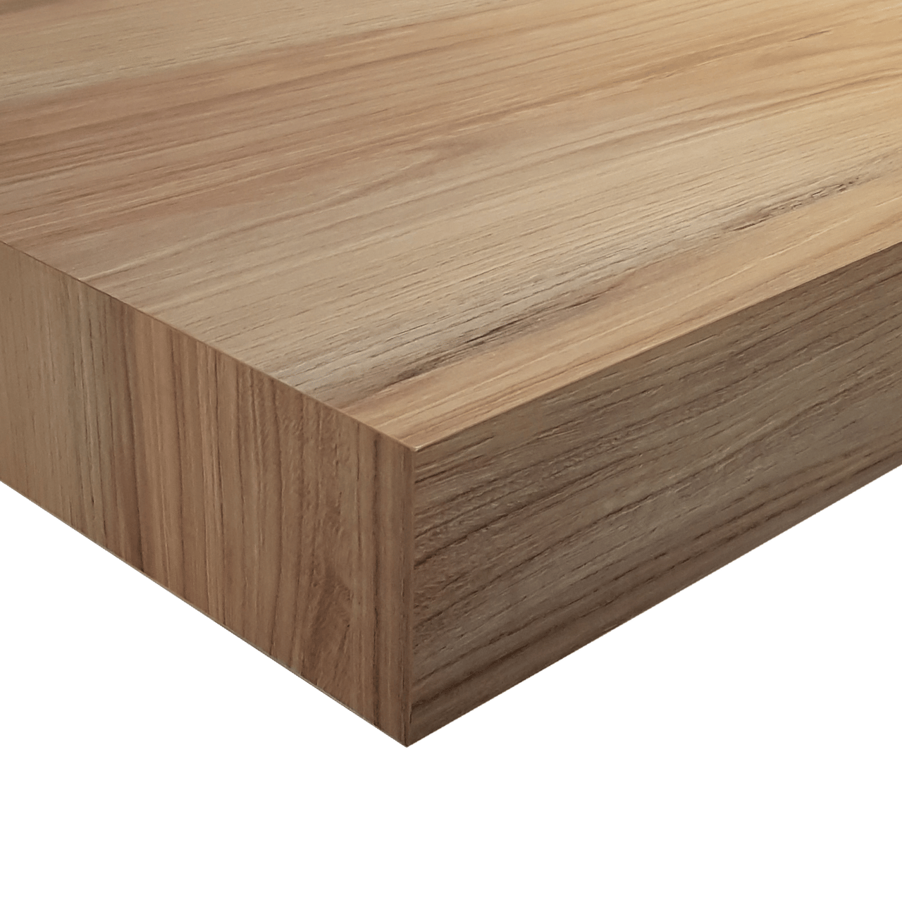 Storke Kada Einzel- oder Doppelwaschtischplatte, Teak rustikal, hpl 130 x 52 cm