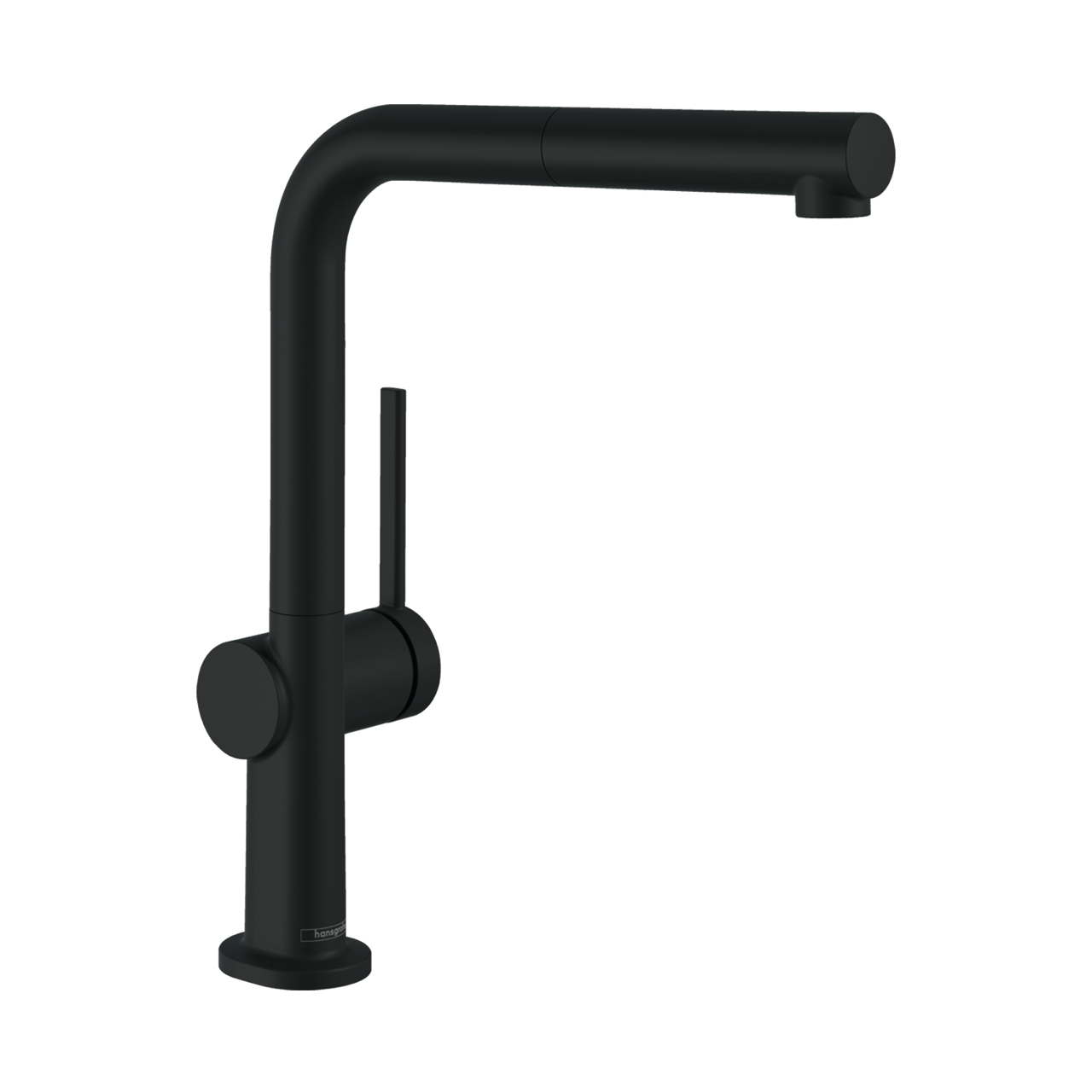 Hansgrohe Talis M54 270 Küchenarmatur: Schwarz matt, mit ausziehbarer Handbrause