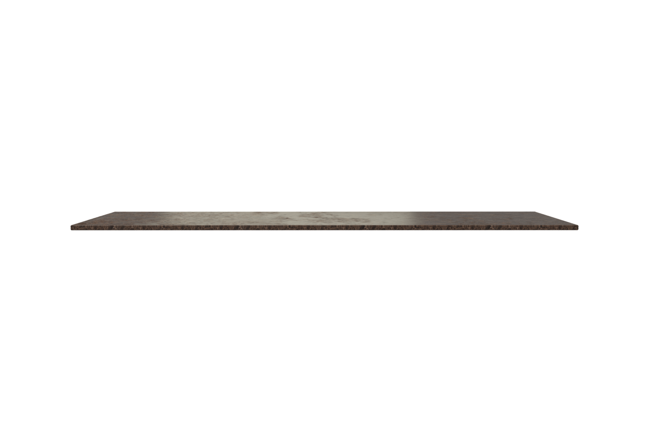 Balmani Stretto enkel of dubbel tablet Dark Emperador marmer 150 x 55 cm