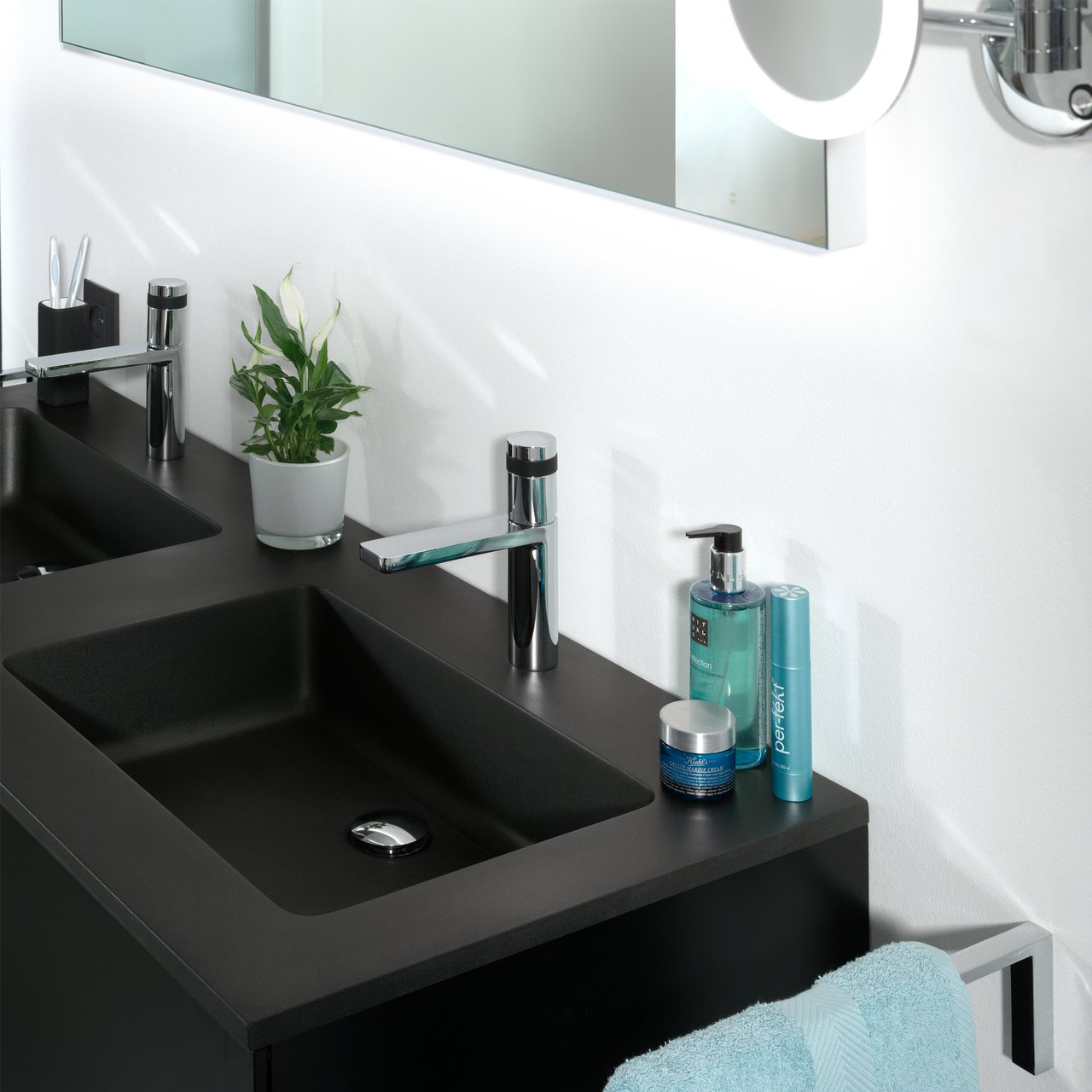 Blaufoss Sonic wastafelkraan chroom