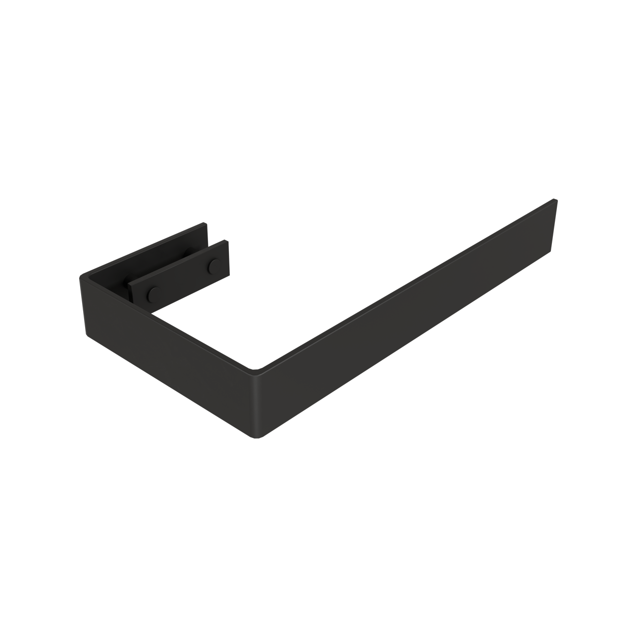 Vipera handdoekhouder voor Corrason dubbel 40cm zwart mat