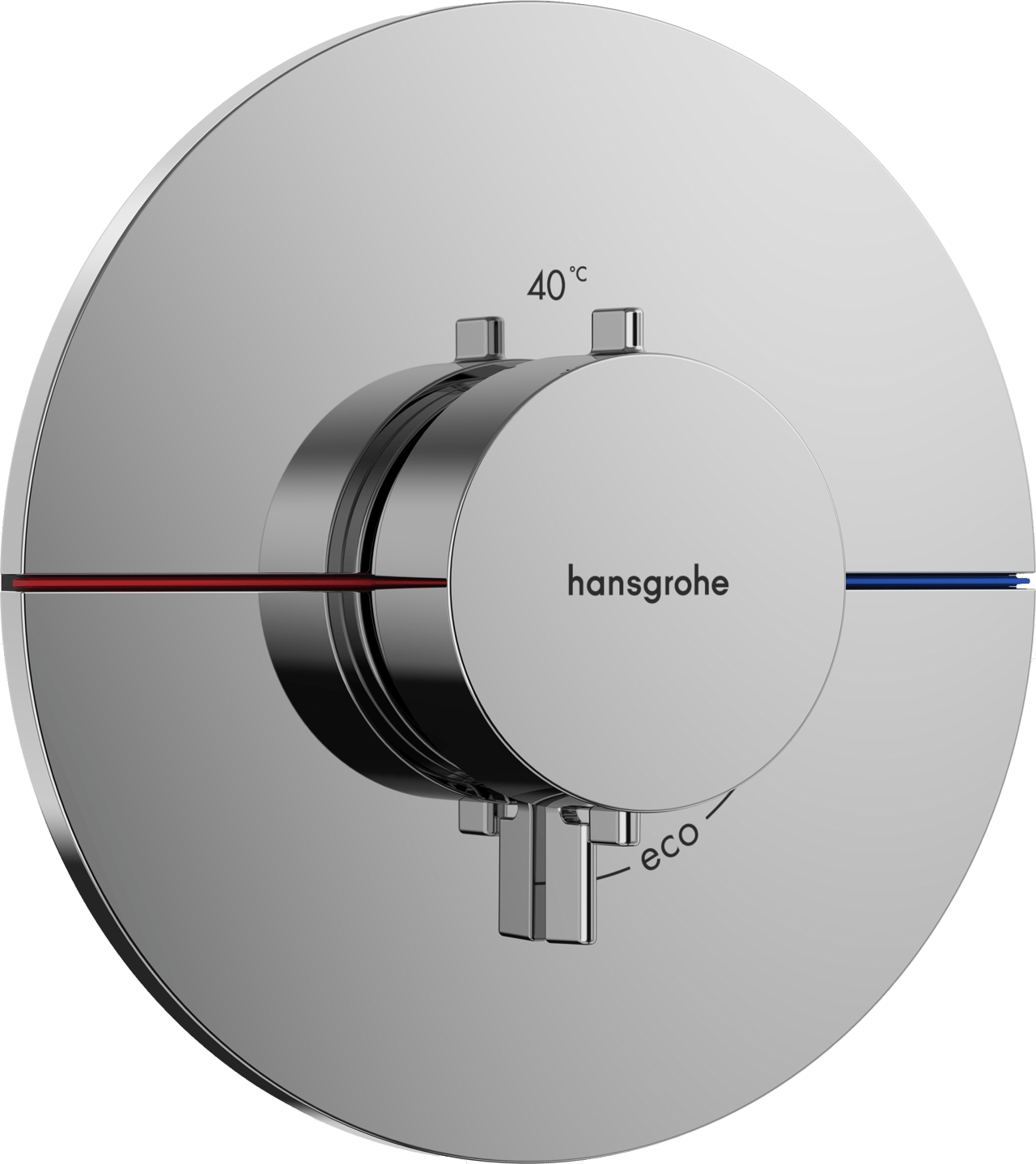 Hansgrohe Showerselect Comfort S inbouw thermostaat glanzend chroom