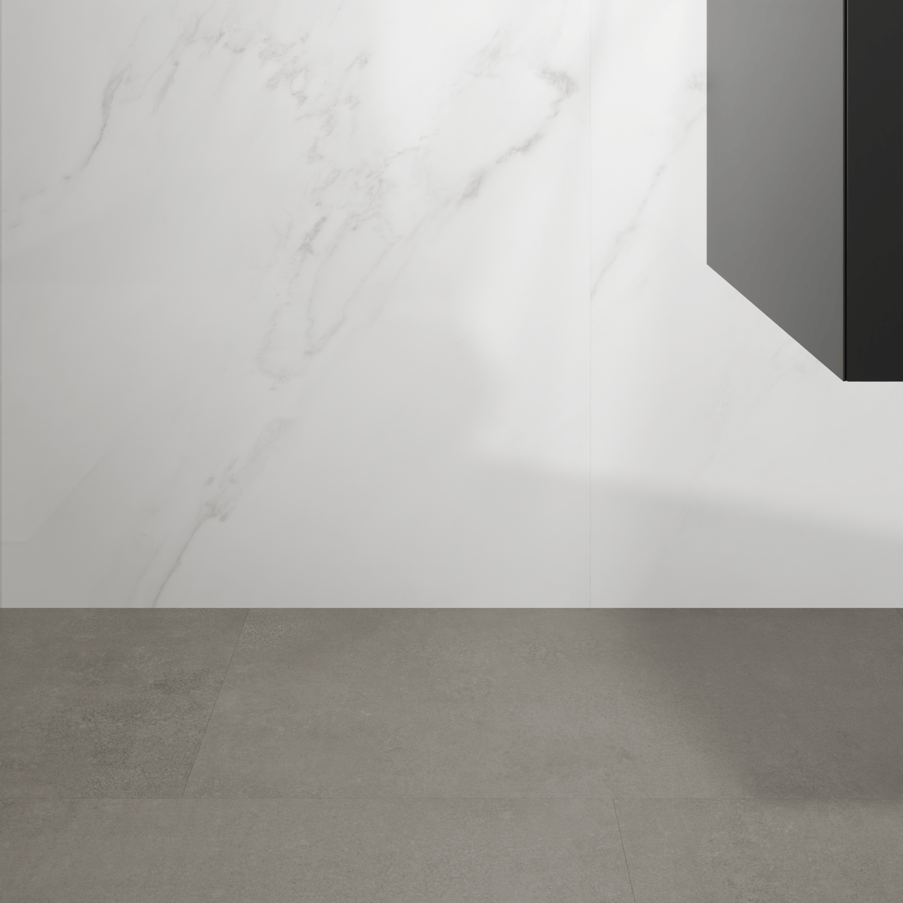 Florris Stockholm SPC Wandpaneele, 2 Stück, 120x260cm, Marble White Gloss