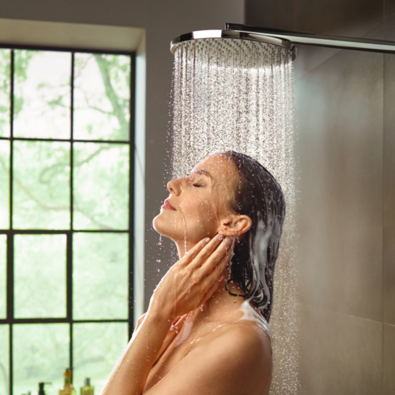 Hansgrohe Raindance S 240 ronde regendouchekop met muursteun 24 cm Glanzend Chroom