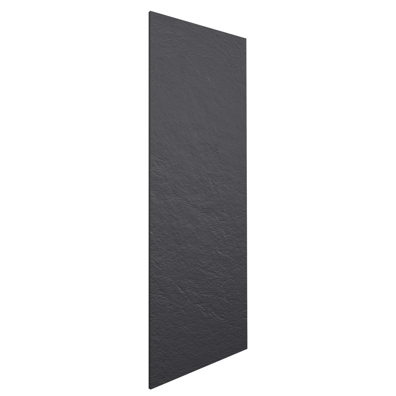 Balmani Zeno panneau mural de douche 90 x 260 cm marbre composite gris graphite texture ardoise