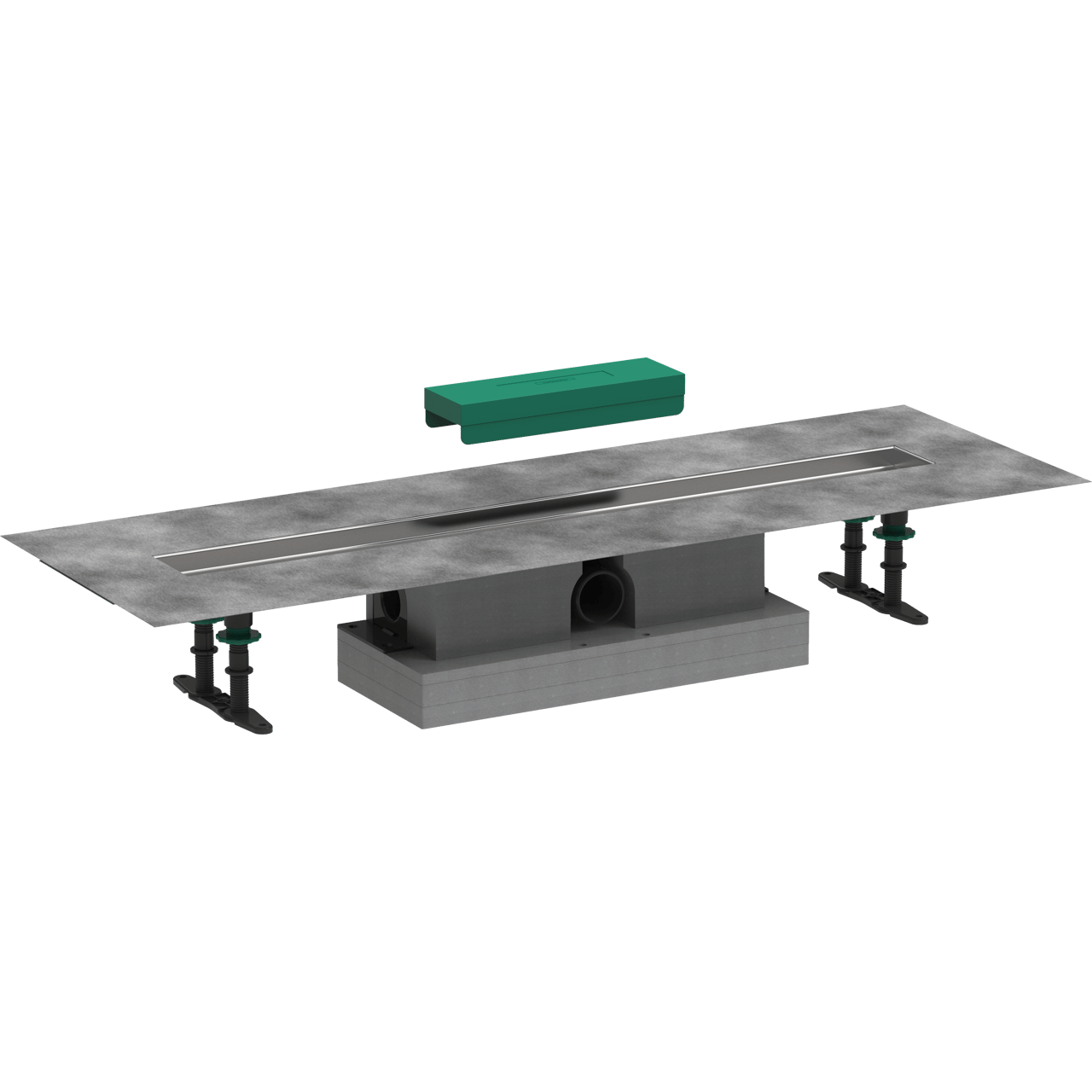 Hansgrohe uBox Standard installatieset voor douchegoten 80cm voor Raindrain Match of Rock