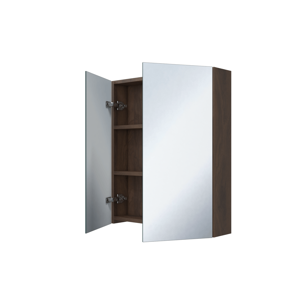 Storke Reflecta spiegelkast 65 x 75 cm notelaar