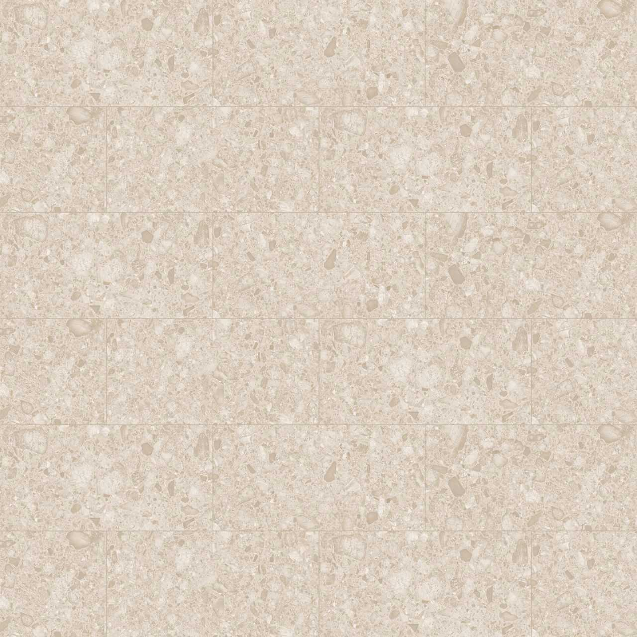 Florris Sevilla SPC-Klickvinylböden, 6 Stück, 40x80cm, Cresta Beige