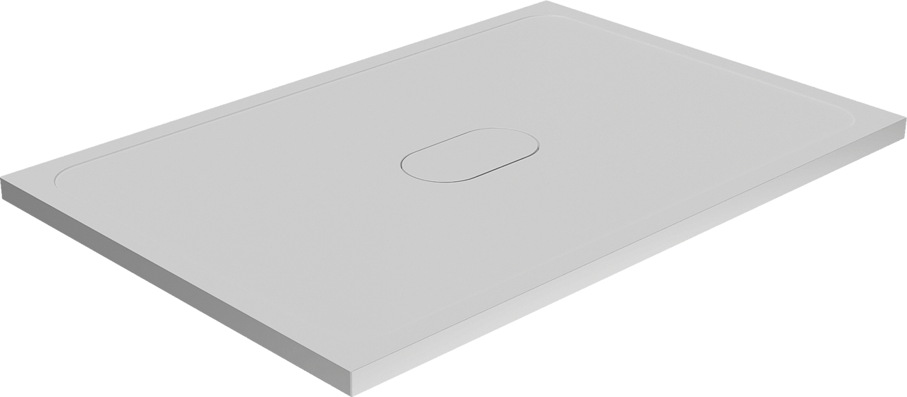 Balmani Artic receveur de douche 120 x 80 cm top solid blanc mat
