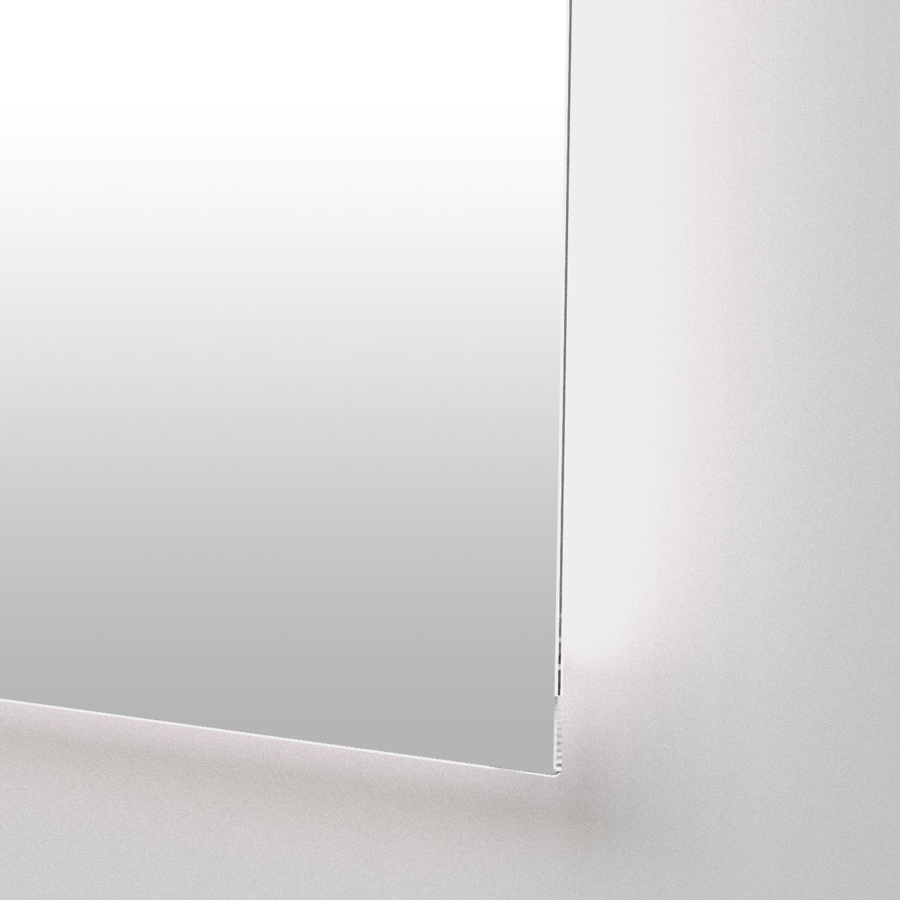 Balmani Giro Badspiegel mit Beleuchtung: Rechteckig, 40 x 90 cm