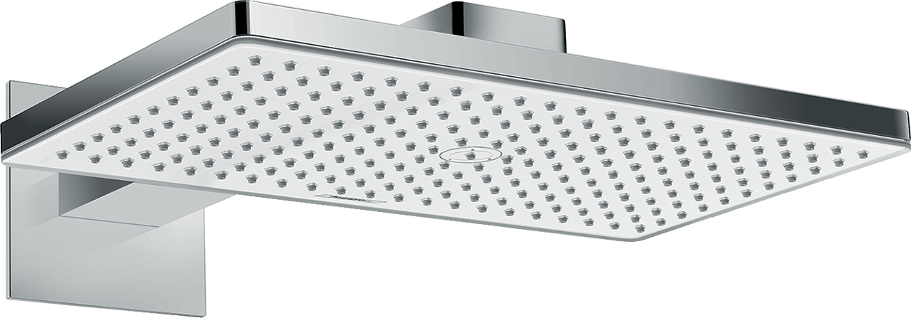 Hansgrohe Rainmaker Select rechthoekige regendouchekop met muursteun 46 x 27 cm Glanzend Chroom