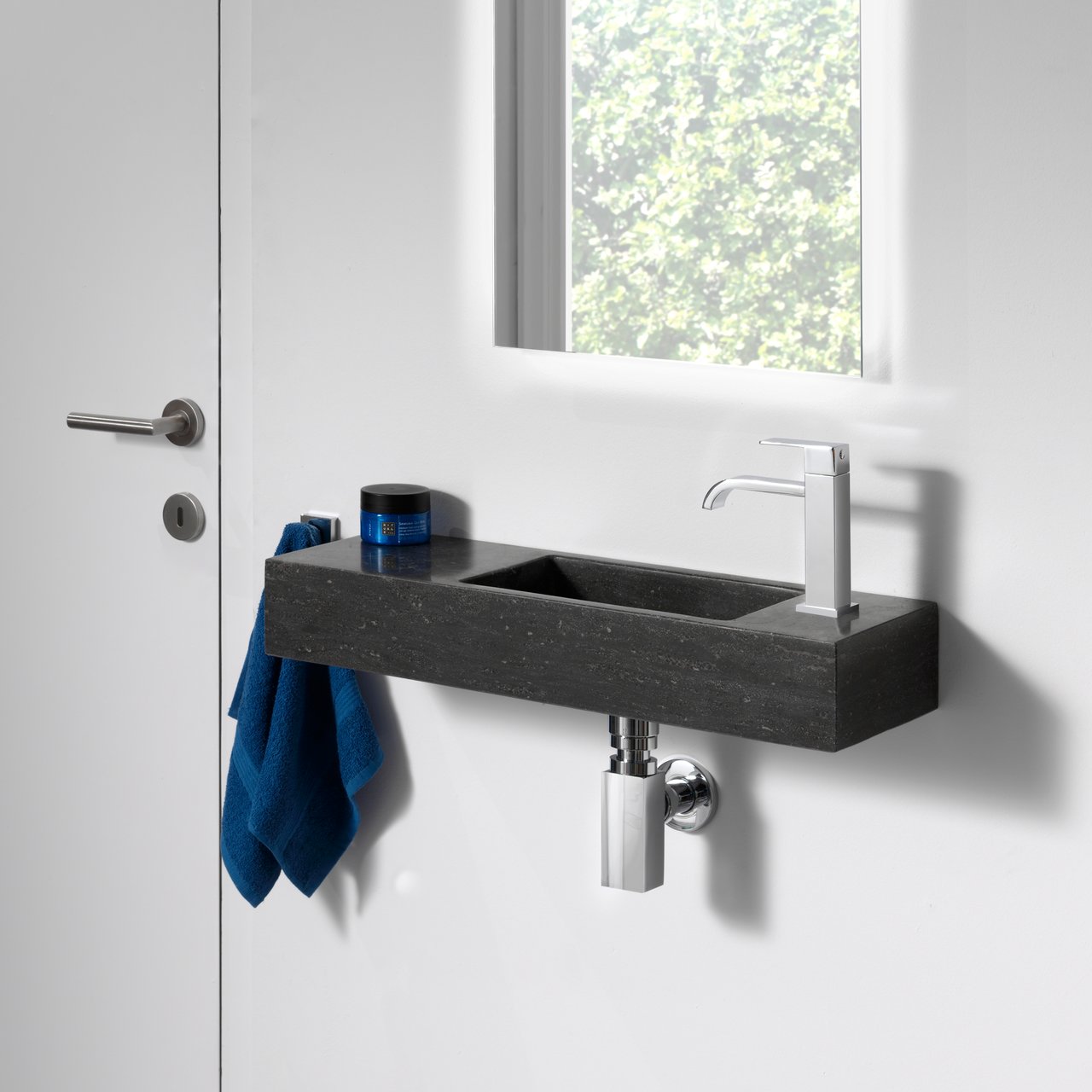 Santeg Styledrain SX Ablauf für Handwaschbecken 32 mm, chrom