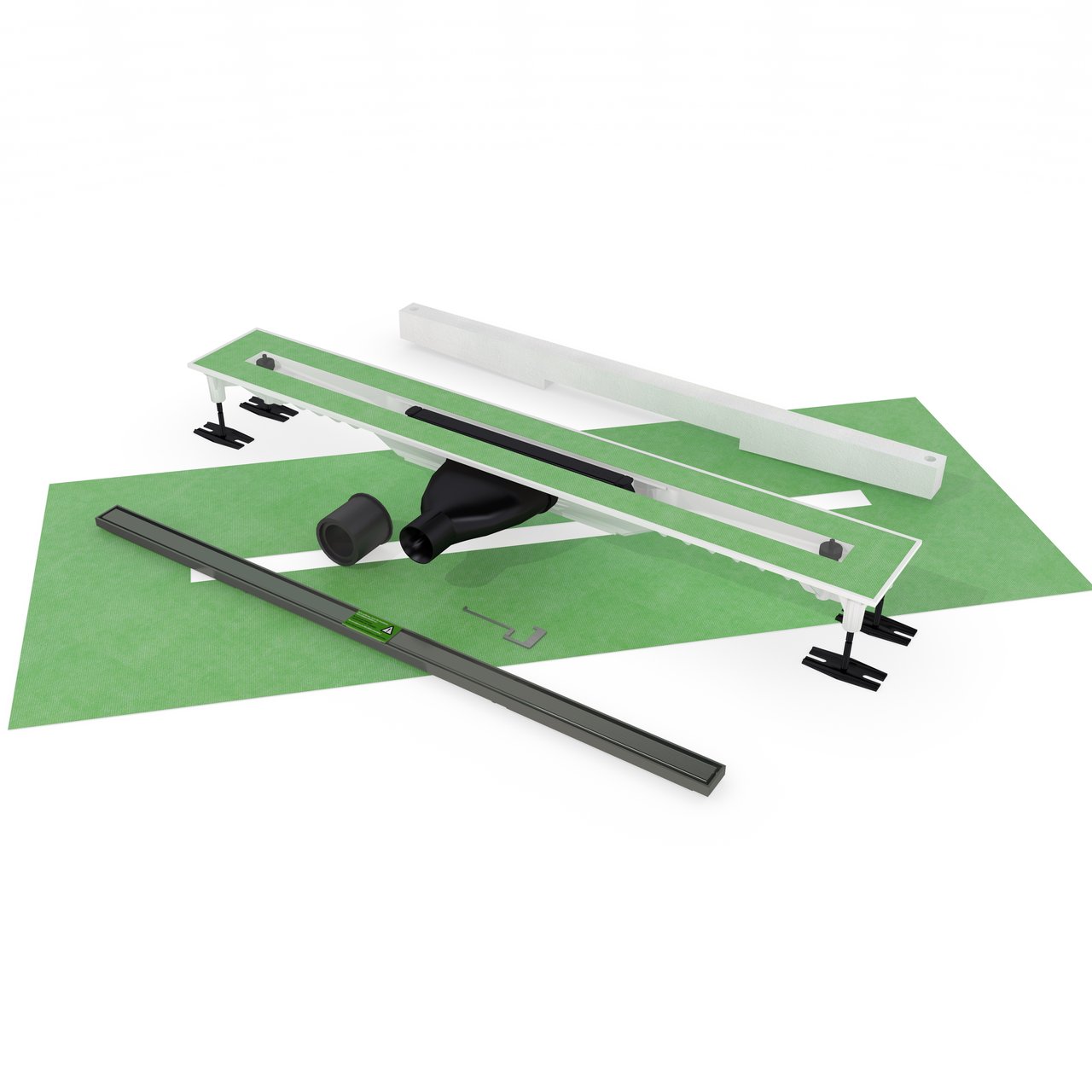Mydrain douchegoot 70cm Brushed GunMetal