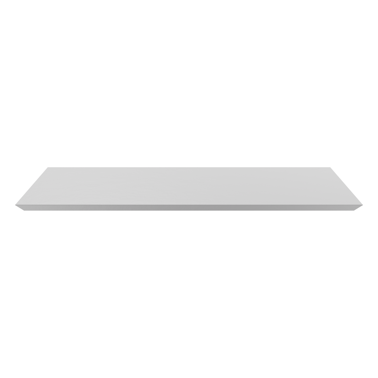 Balmani Eclips tablette simple Solid Surface blanc mat 90 x 55 cm