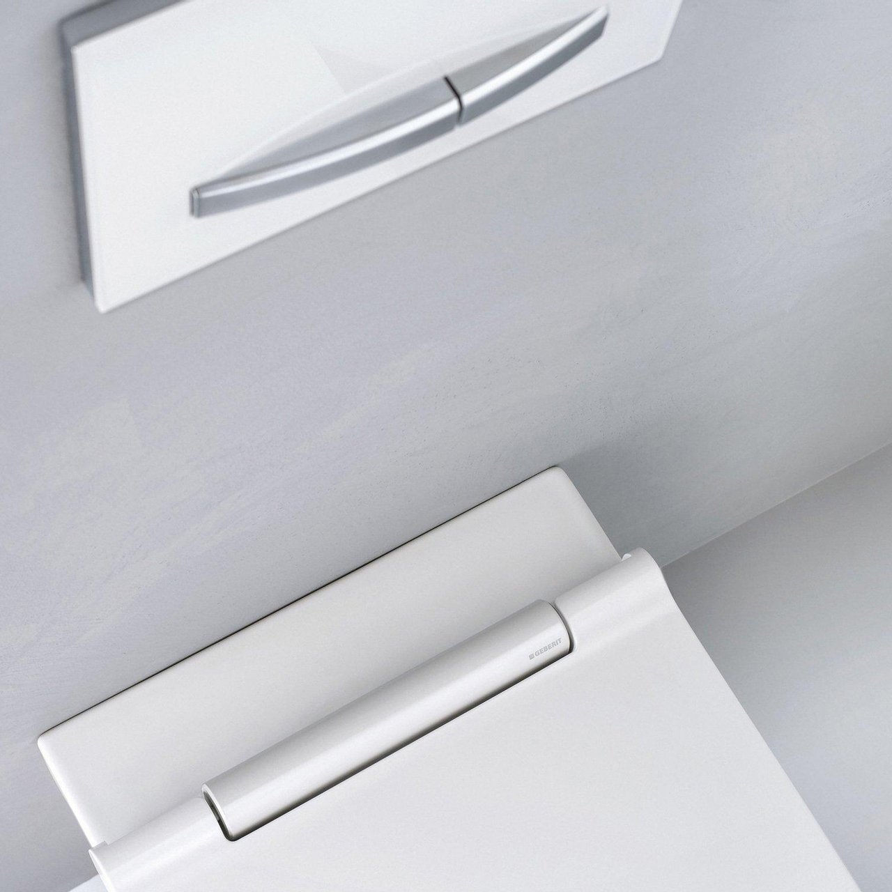 Geberit One hangend toilet hoogglans wit randloos