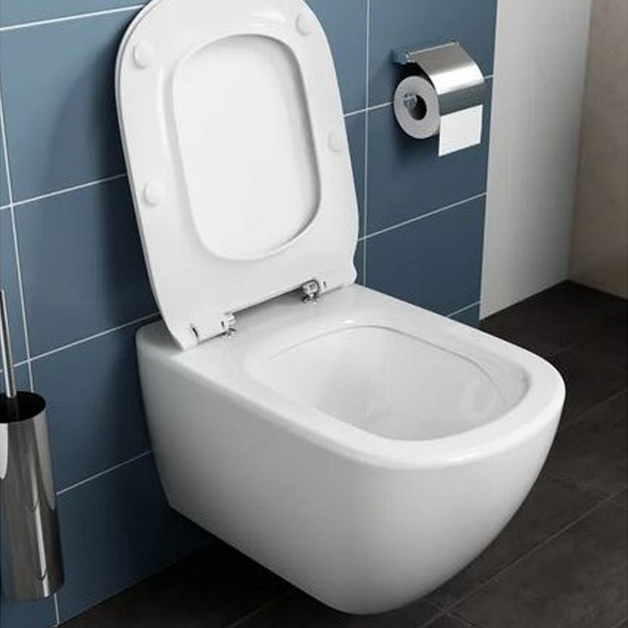 Ideal Standard Tesi hangend toilet Hoogglans Wit randloos