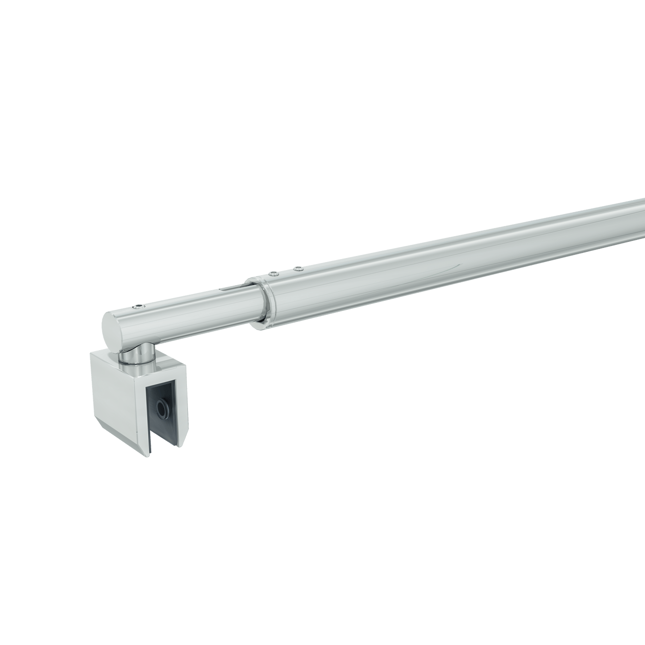 Linie Walk-In Walk-In Dusche: 100 x 200 cm, Klarglas, Chrom Profil, glänzend