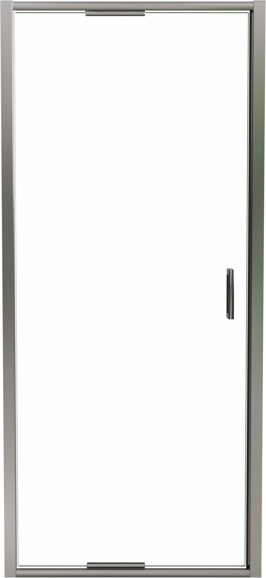 Luca Varess Vidor In Dusche Drehtür 90 cm x 190 cm Klarglas glänzend Chrom Profil