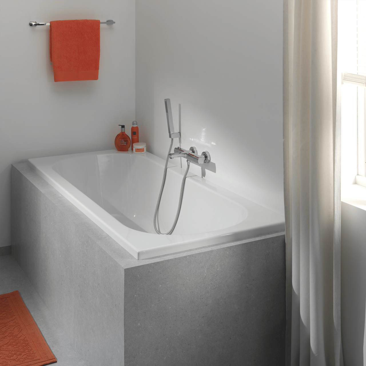 Blaufoss Bodan robinet baignoire thermostatique chrome brillant