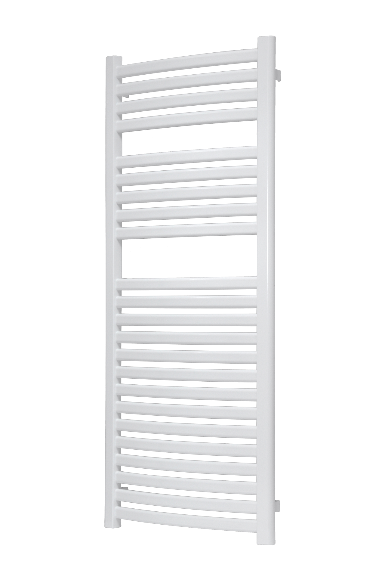 Vipera Kanza Rx sèche-serviettes simple 50 x 120 cm chauffage électrique blanc brillant raccordement latéral 521W, résistance incluse