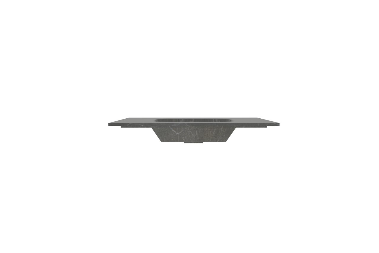 Balmani Tablo Arcato Einzelwaschtisch, Pietra grau Mamor, 90 x 55 cm