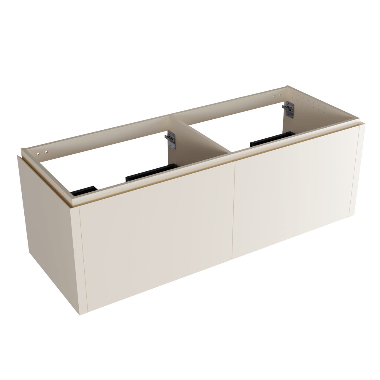 Balmani Eclips meuble sous-lavabo suspendu 150 x 55 cm Sandbeige 4 tiroirs